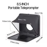 Lensgo TC7 Teleprompter for Video Recording Live Streaming Camera and Mobile Phone - Image 3