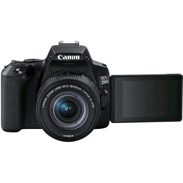Canon Camera EOS 250D DSLR Digital Camera With EF-S 18-55mm F4-F5.6 Lens - Image 6