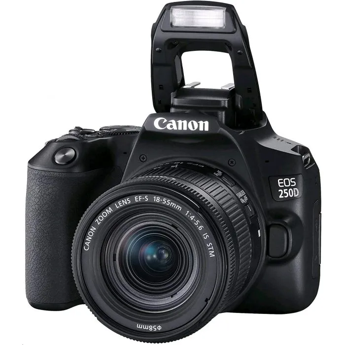 Canon Camera EOS 250D DSLR Digital Camera With EF-S 18-55mm F4-F5.6 Lens - Image 5