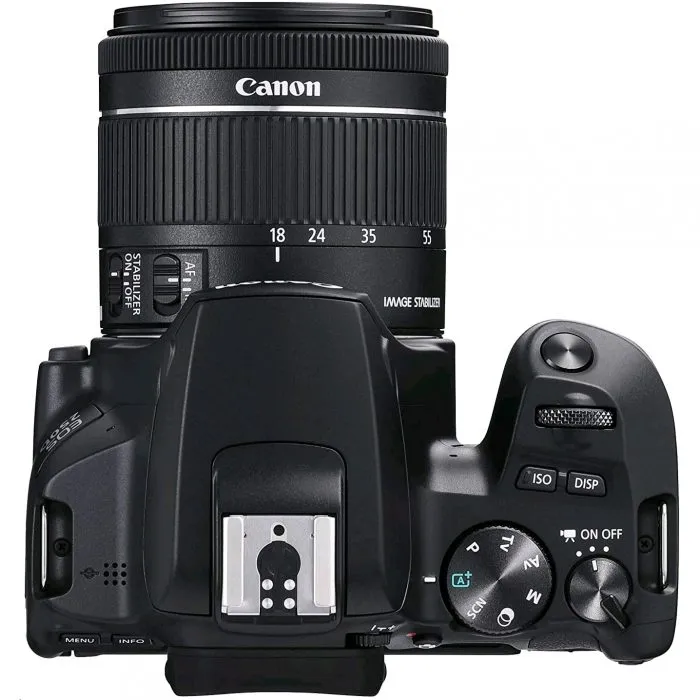 Canon Camera EOS 250D DSLR Digital Camera With EF-S 18-55mm F4-F5.6 Lens - Image 2