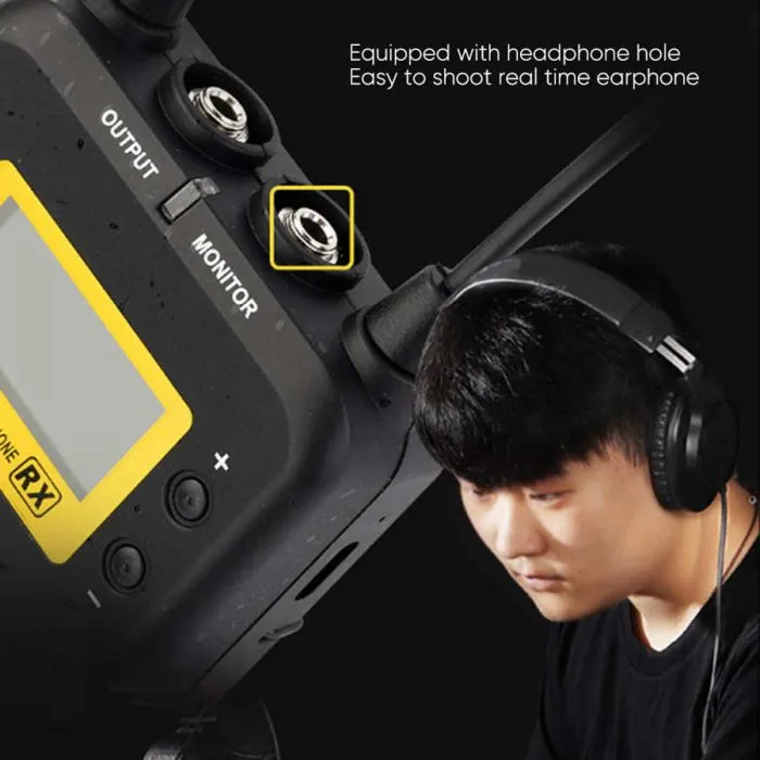 LENSGO LWM-328C Wireless Microphone Lapel Lavalier Condensador microphone Mic for Smartphones DSLR Cameras Interview Recording - Image 3