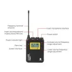 LENSGO LWM-328C Wireless Microphone Lapel Lavalier Condensador microphone Mic for Smartphones DSLR Cameras Interview Recording - Image 4