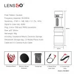 Lensgo LYM-DMM1 Microphone Mic For Caonon Sony Nikon Home Studio Audio Video - Image 3