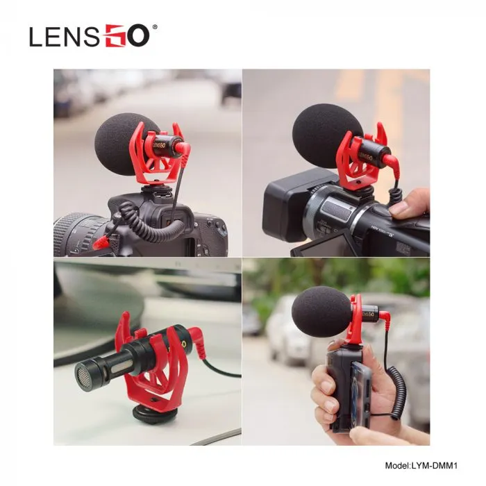 Lensgo LYM-DMM1 Microphone Mic For Caonon Sony Nikon Home Studio Audio Video - Image 5