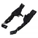 Black Double Dual Camera Shoulder Strap for all cameras - Image 6