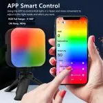LAVOKOL A10 RGB Light Mini LED Panel Camera Lamp with Smartphone APP - Image 3
