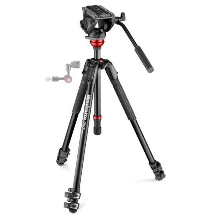 Manfrotto MVK500190X Camera Aluminum Alloy Adjustable Horizontal Tripod Head Set - Image 2