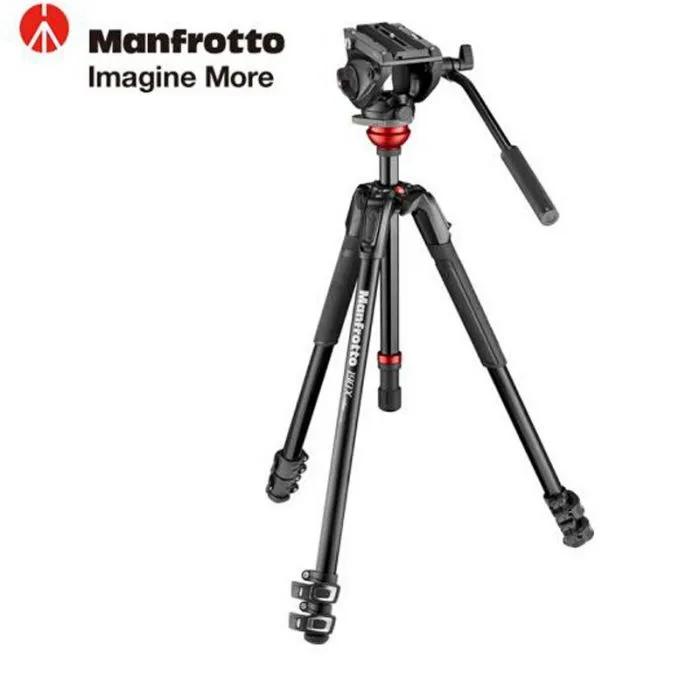 Manfrotto MVK500190X Camera Aluminum Alloy Adjustable Horizontal Tripod Head Set - Image 1