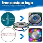 360 Photo Booth Machine for Parties Glass Automatic Spin PhotoBooth with Remote Control, Ring Light Slow Motion Camera Booth - Image 5