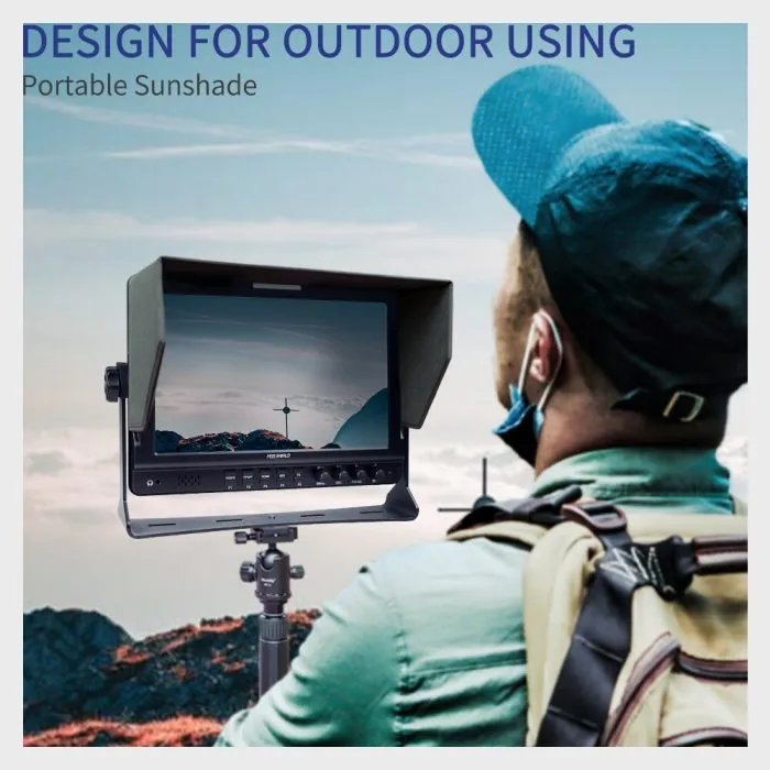 FEELWORLD FW1018SPV1 10.1 Inch IPS 1920X1200 3G-SDI HDMI Camera-Top Monitor with Focus Assist Histogram False Colors Exposure - Image 6