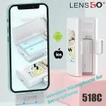 LENSGO 518C Wireless Lavalier Microphone Audio Video Recording Mobile Phone with Noise Reduction Feature