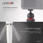 LENSGO L322 Camera/Gopro/Smartphone Tabletop Tripod , The Mini Lightweight Tripod with Wireless Bluetooth Shutter - Image 6
