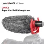 LensGO LYM-DMM2 Wired Microphone Super-cardiod Video Recording Mic for Camera Smartphones