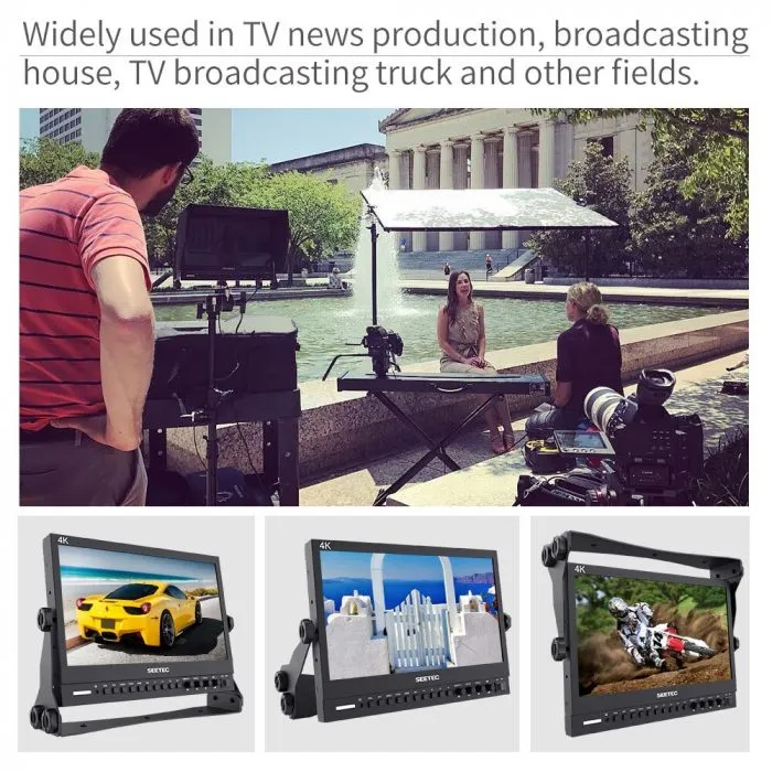 Seetec 4K133-9HSD-192 Monitor Director 13.3 Inch IPS 3G-SDI 4K HDMI for Broadcast  Desktop and Live Events - Image 5