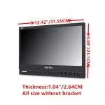 Seetec 4K133-9HSD-192 Monitor Director 13.3 Inch IPS 3G-SDI 4K HDMI for Broadcast  Desktop and Live Events - Image 6