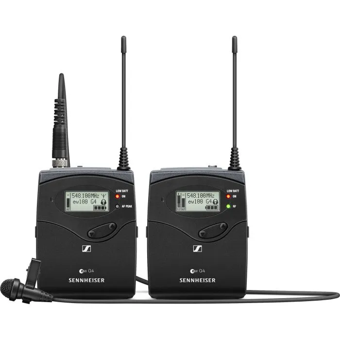 Sennheiser ew 112P G4 Camera-Mount Wireless Microphone System with ME 2-II Lavalier - Image 1