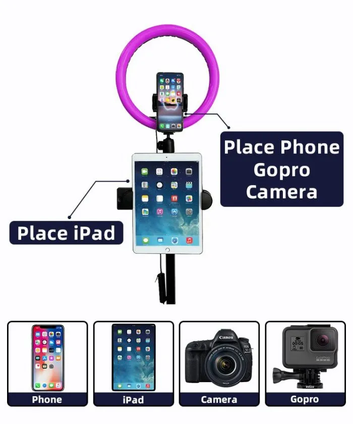 Photobooth LED Glass spin 360 Photo Booth Video Rotating Machine Selfie 100cm Stand For Wedding Party Events - Image 3