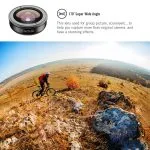APEXEL HD 5 in 1 Camera Phone Lens 4K Wide Macro Portrait Super Fisheye Lens for iPhone Samsung and other Mobile Phones - Image 6