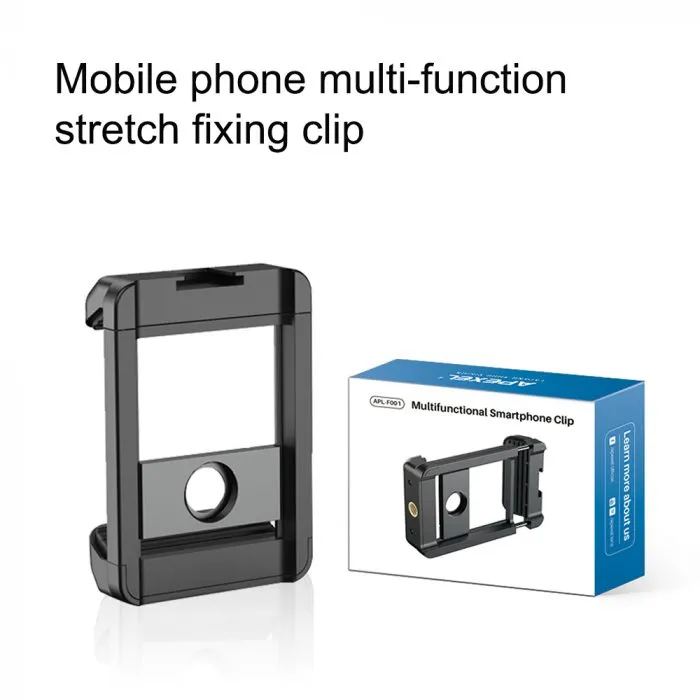 APEXEL Universal Mobile Phone Clip Clamp Bracket Holder Stand For Telephoto Lens - Image 6