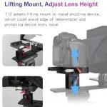 Desview T12 Teleprompter for 11 inch iPad Tablet Phone DSLR Camera Prompter For TV Interview Speech Live Shows - Image 4