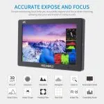 FEELWORLD T7 PLUS 7Inch 3D LUT On-camera Field Monitor Aluminum Housing 4K HDMI Input/ Output For Video Shooting - Image 2