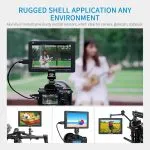 FEELWORLD T7 PLUS 7Inch 3D LUT On-camera Field Monitor Aluminum Housing 4K HDMI Input/ Output For Video Shooting - Image 3