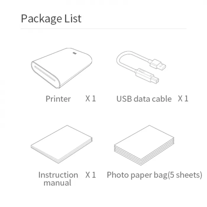 MI Portable Photo Printer for Iphone and Android Mobile Phone Photography printing - Image 6