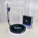 360 Photo Booth Rotating Machine Size 80cm for 3 People, Motorized Video Booth for Events Party Weddings - Image 10