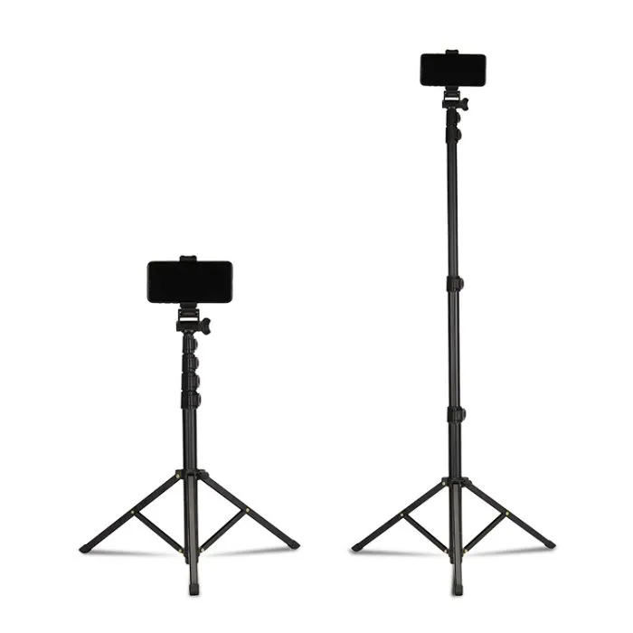 Jmary MT39 61inch Aluminum Extendable Cell Phone Tripod Stand with Selfie Stick Tripod and Phone Clip - Image 3
