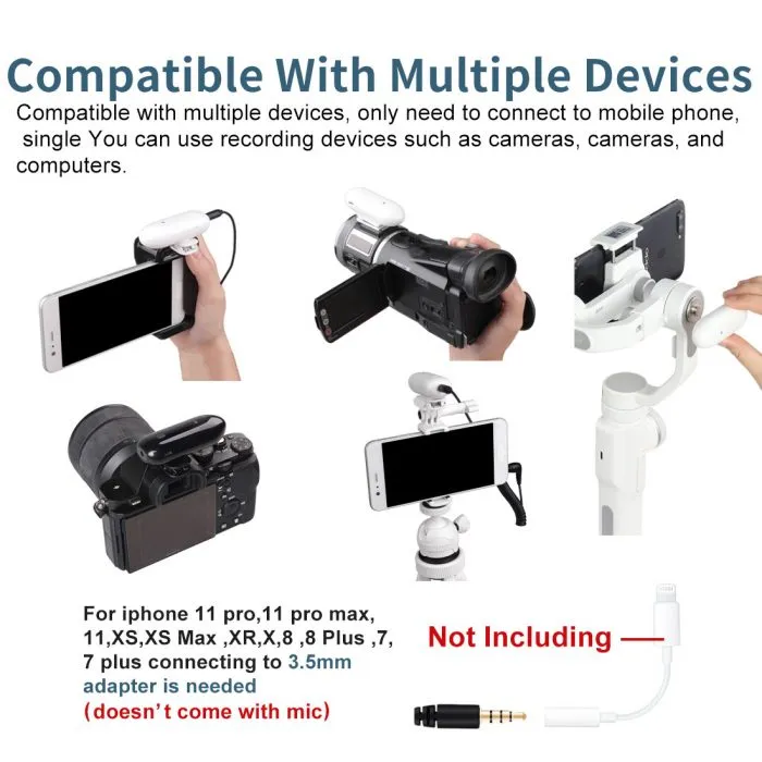 LENSGO 318C Condenser Microphone for Video Shooting Camera and Mobile Phone - Image 4