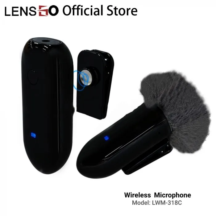 LENSGO 318C Condenser Microphone for Video Shooting Camera and Mobile Phone - Image 1