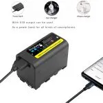Probty NP-F770 Camera Battery 6800mAh with LED Power Indicator for Sony - Image 4