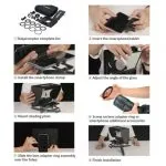 YC Onion Teleprompter for Camera Tablet Smart Phone with Remote Control & Lens Adapter Rings - Image 5