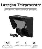 YC Onion Teleprompter for Camera Tablet Smart Phone with Remote Control & Lens Adapter Rings - Image 2
