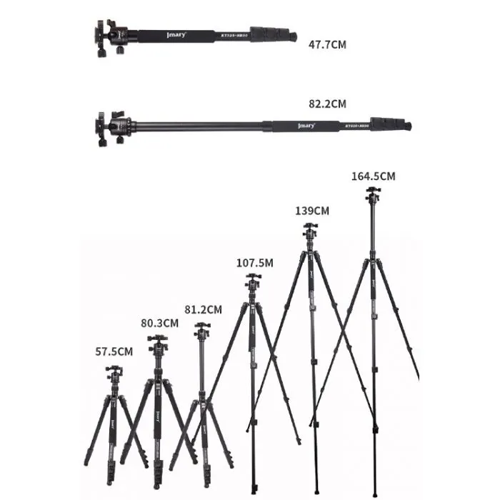 Jmary KT325 Tripod with the NB30 Head - Image 18