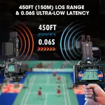 Hollyland Mars 4K Wireless Video Transmission System SDI HDMI 4Kp30/1080p60 450ft 0.06s Low Latency - Image 3