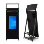 Technowhale TW65-32 Magic Mirror Photo Booth Size 65 inch with 32 inch Touch Screen Photo Booth Machine - Image 2
