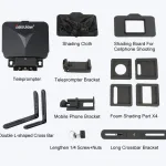 Desview T3S Universal Teleprompter for Smartphone Tablet up to 11.9 inch with Wireless Remote Controller and Exclusive APP - Image 4