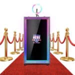TechnoWhale Magic Mirror Photo Booth 65 inch Classic Design with Canon 2000d Camera