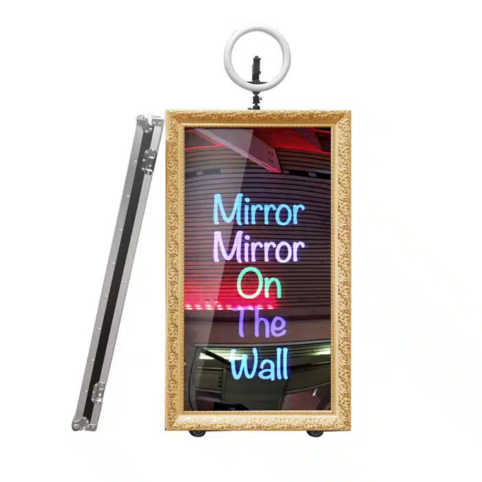 TechnoWhale Magic Mirror Photo Booth 65 inch Classic Design with Canon 2000d Camera - Image 2