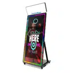 TechnoWhale Mirror Photo Booth 65 Inch Touch Screen with Canon 2000d Camera 43 Inch LCD Selfie Portable Photobooth For Wedding Party Activity Photo Booth Machine - Image 2