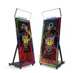 TechnoWhale Mirror Photo Booth 65 Inch Touch Screen with Canon 2000d Camera 43 Inch LCD Selfie Portable Photobooth For Wedding Party Activity Photo Booth Machine - Image 4