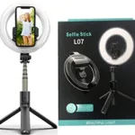 L07 Ring Light Foldable Wireless Selfie Stick Tripod