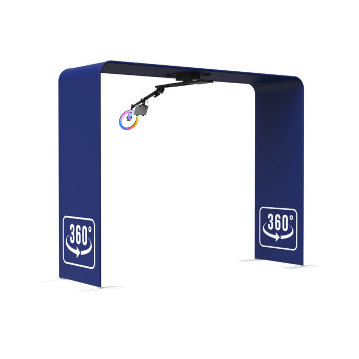Xria Overhead 360 Photo Booth Truss with Remote Controller Automatic 360 Video Portable Top Spinner Sky 360 Photobooth - Image 3