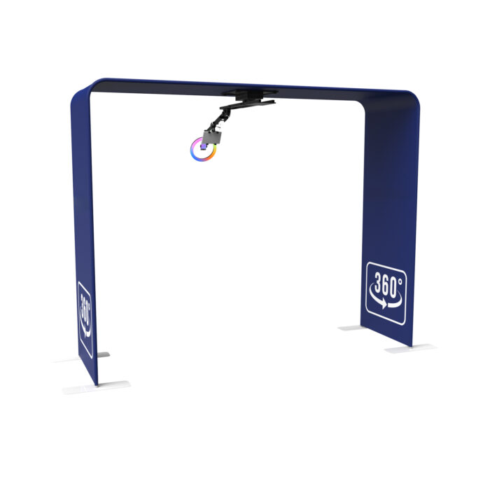 Xria Overhead 360 Photo Booth Truss with Remote Controller Automatic 360 Video Portable Top Spinner Sky 360 Photobooth - Image 2
