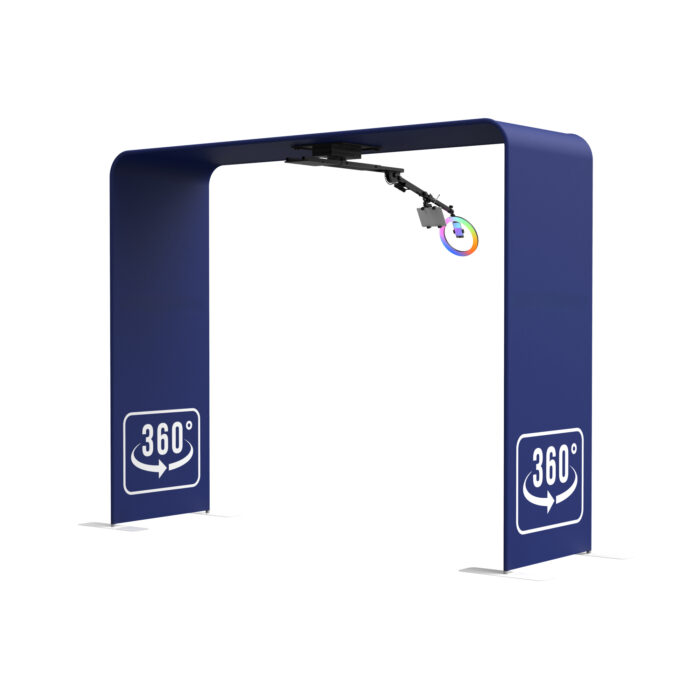 Xria Overhead 360 Photo Booth Truss with Remote Controller Automatic 360 Video Portable Top Spinner Sky 360 Photobooth - Image 4