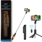 Q07 Bluetooth Integrated Selfie Stick and Bluetooth Remote Control