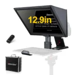 Desview T12S 12.9" Portable Teleprompter for Smartphone and Tablets with Remote Control