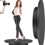 Xria 42CM Remote Control Rotating Display Stand 360° Panoramic Automatic Electric Turntable 100KG Load for Photography, Exhibition and Shops