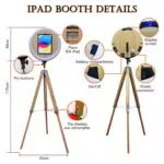 Ipadbooth New Design Vintage Ipad Photobooth 12.9 Photo Booth Shell For Party Wedding and Events - Image 4
